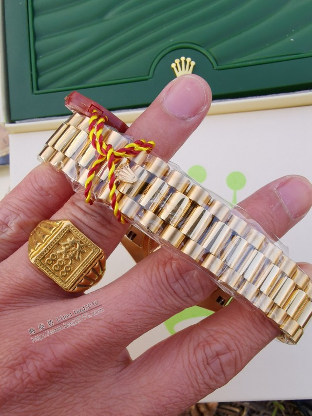 勞力士複刻手錶 Rolex星期日曆型daydate系列 36mm 全自動機械機芯女士腕表  gjs1860